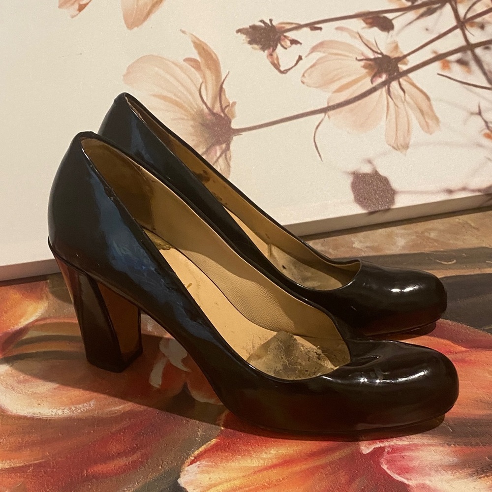 Cole Haan Black Patent Leather Heels